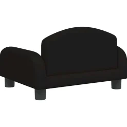 MAISON EXCLUSIVE - Lit pour chien noir 50x40x30 cm tissu