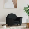 MAISON EXCLUSIVE - Lit pour chien noir 66x40x45 cm velours