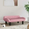 MAISON EXCLUSIVE - Lit pour chien rose 70x40x24 cm velours