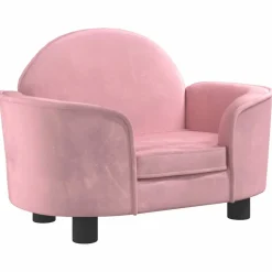 MAISON EXCLUSIVE - Lit pour chien rose 66x40x45 cm velours