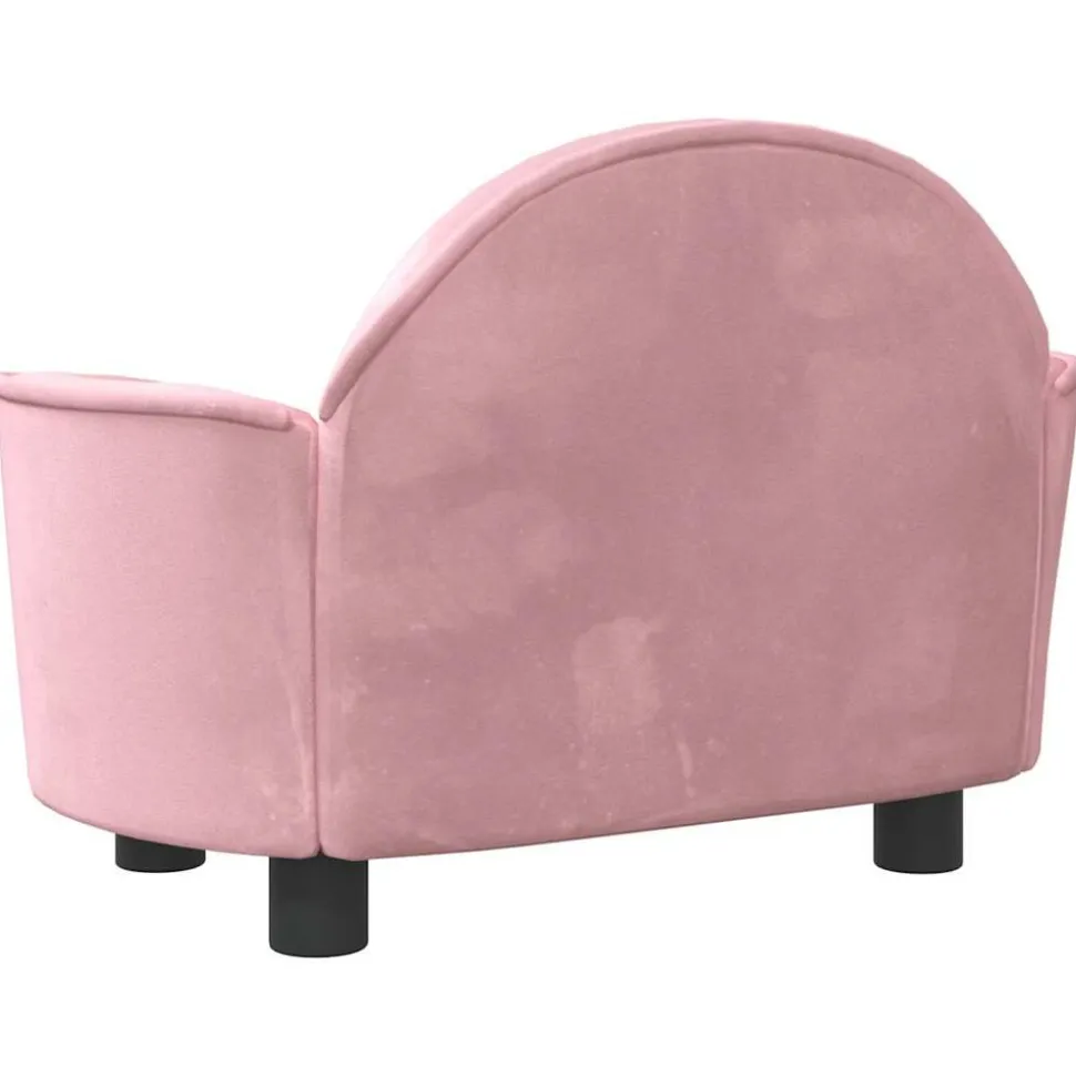MAISON EXCLUSIVE - Lit pour chien rose 66x40x45 cm velours