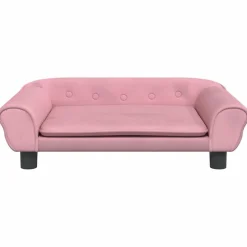 MAISON EXCLUSIVE - Lit pour chien rose 70x48x22 cm velours