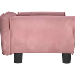 MAISON EXCLUSIVE - Lit pour chien rose 70x45x30 cm velours