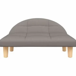 MAISON EXCLUSIVE - Lit pour chien taupe 70x52x30 cm tissu