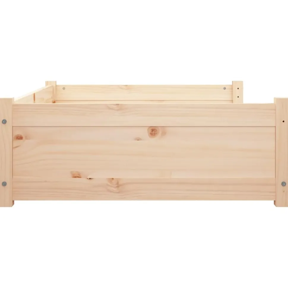 MAISON EXCLUSIVE - Lit pour chien 95,5x65,5x28 cm bois de pin solide