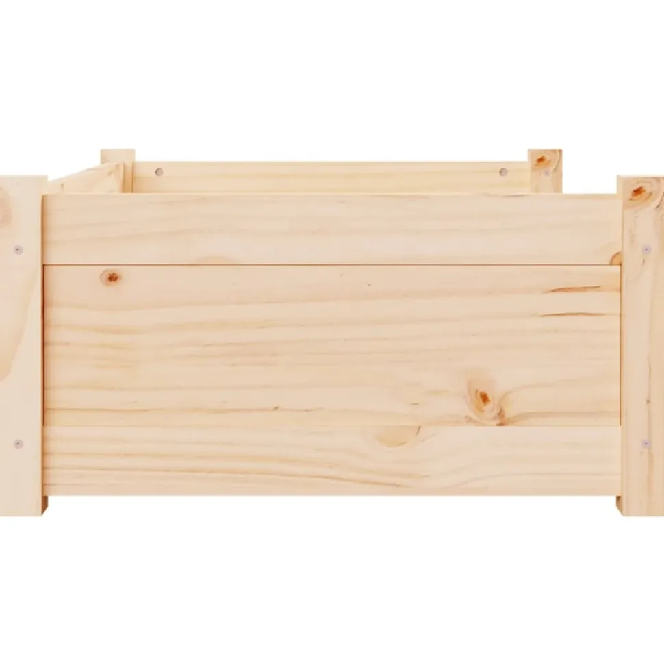 MAISON EXCLUSIVE - Lit pour chien 75,5x55,5x28 cm bois massif de pin