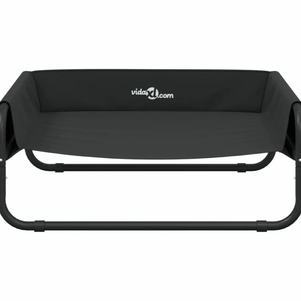 MAISON EXCLUSIVE - Lit surélevé pour chien anthracite tissu oxford et acier