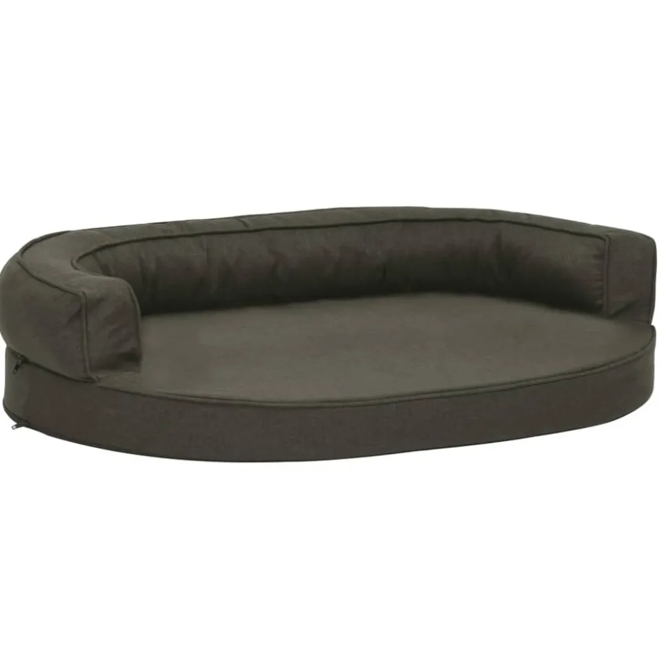 MAISON EXCLUSIVE - Matelas de lit ergonomique pour chien 75x53 cm aspect de lin