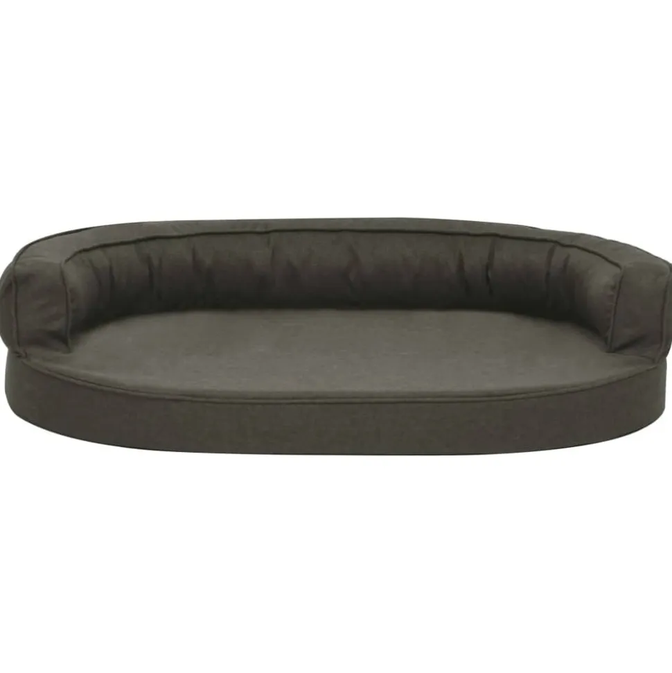 MAISON EXCLUSIVE - Matelas de lit ergonomique pour chien 75x53 cm aspect de lin