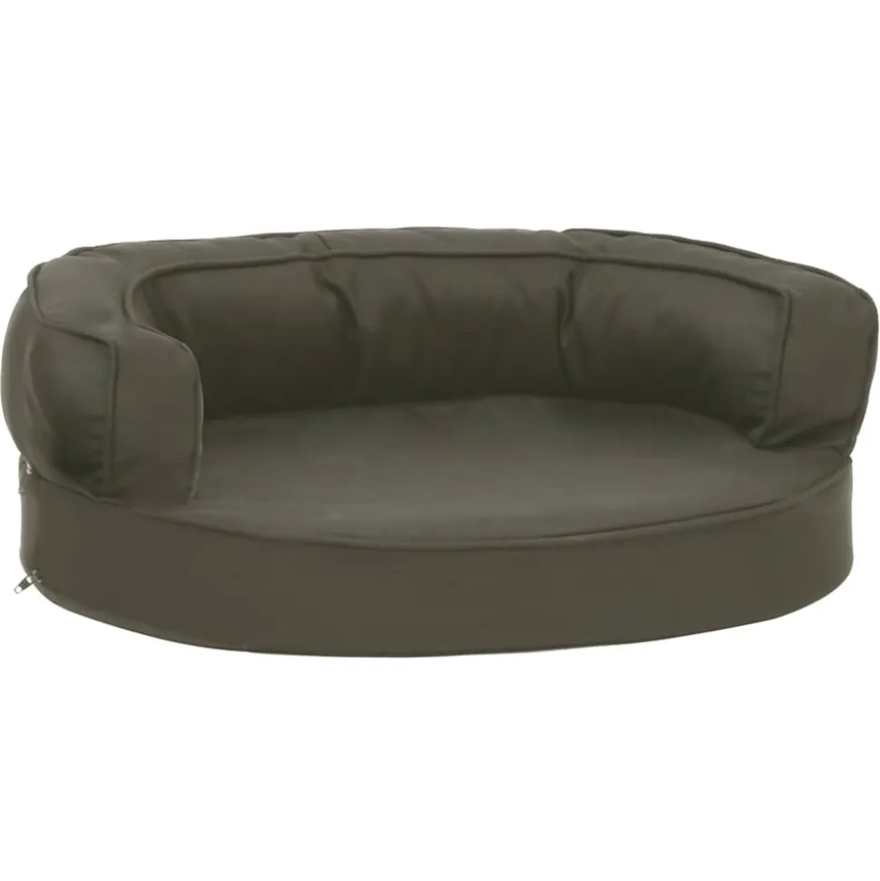 MAISON EXCLUSIVE - Matelas de lit ergonomique pour chien 60x42 cm aspect de lin
