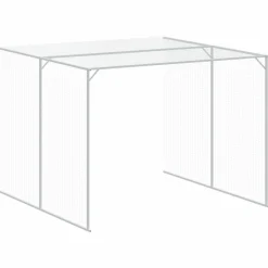 MAISON EXCLUSIVE - Niche pour chien avec cour anthracite 214x865x181 cm