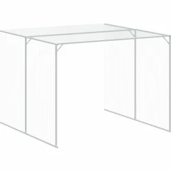 MAISON EXCLUSIVE - Niche pour chien avec cour anthracite 214x1069x181 cm