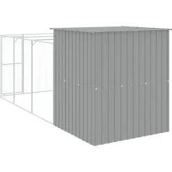 MAISON EXCLUSIVE - Niche pour chien avec cour gris clair 165x455x181 cm