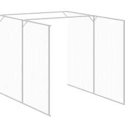 MAISON EXCLUSIVE - Niche pour chien avec cour gris clair 165x455x181 cm