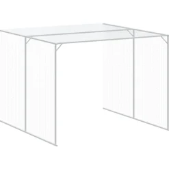 MAISON EXCLUSIVE - Niche pour chien avec cour gris clair 214x457x181 cm