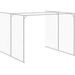 MAISON EXCLUSIVE - Niche pour chien avec cour gris clair 214x1273x181 cm