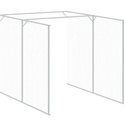 MAISON EXCLUSIVE - Niche pour chien avec cour gris clair 165x1271x181 cm