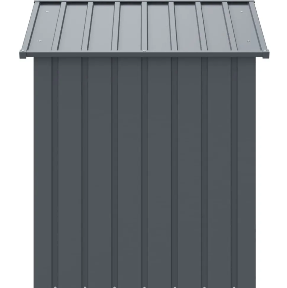 MAISON EXCLUSIVE - Niche pour chien avec toit anthracite acier galvanisé