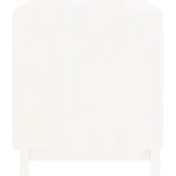 MAISON EXCLUSIVE - Niche pour chien blanc 90x60x67 cm bois de pin massif