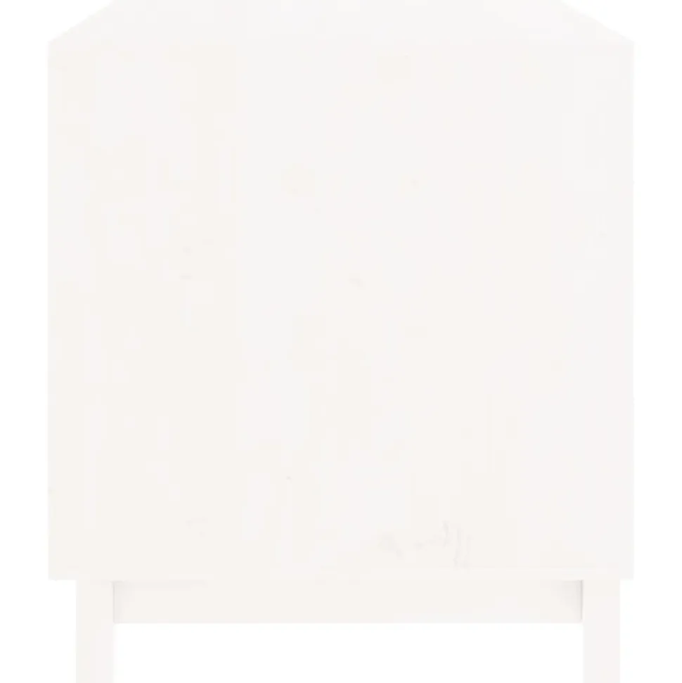 MAISON EXCLUSIVE - Niche pour chien blanc 90x60x67 cm bois de pin massif