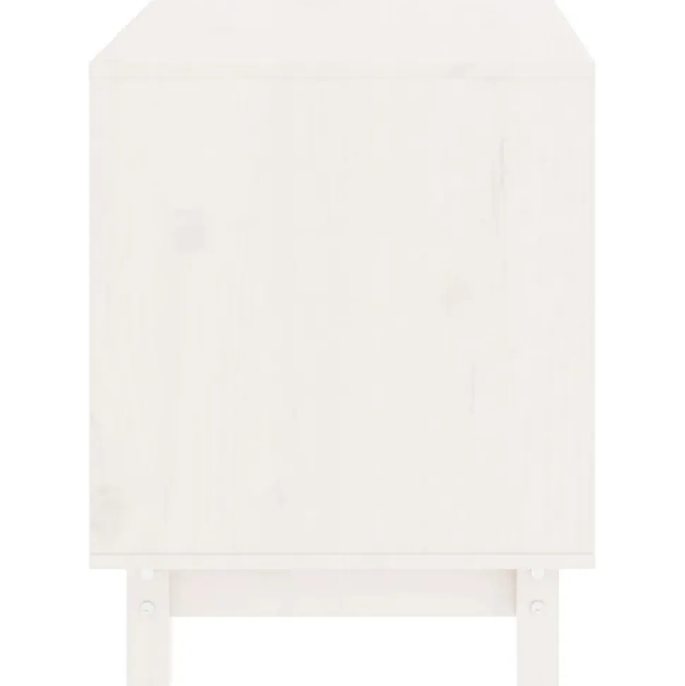 MAISON EXCLUSIVE - Niche pour chien blanc 60x45x57 cm bois de pin massif
