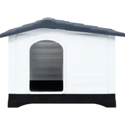 MAISON EXCLUSIVE - Niche pour chien gris 90,5x68x66 cm polypropylène