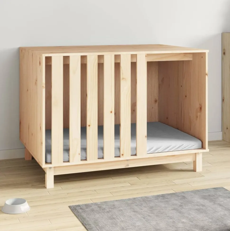MAISON EXCLUSIVE - Niche pour chien 100x70x72 cm bois de pin massif