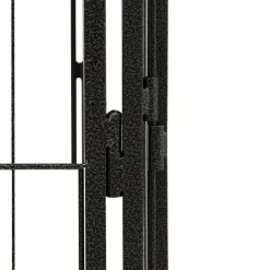 MAISON EXCLUSIVE - Parc pour chien 20panneaux noir 100x50cm acier enduit de poudre