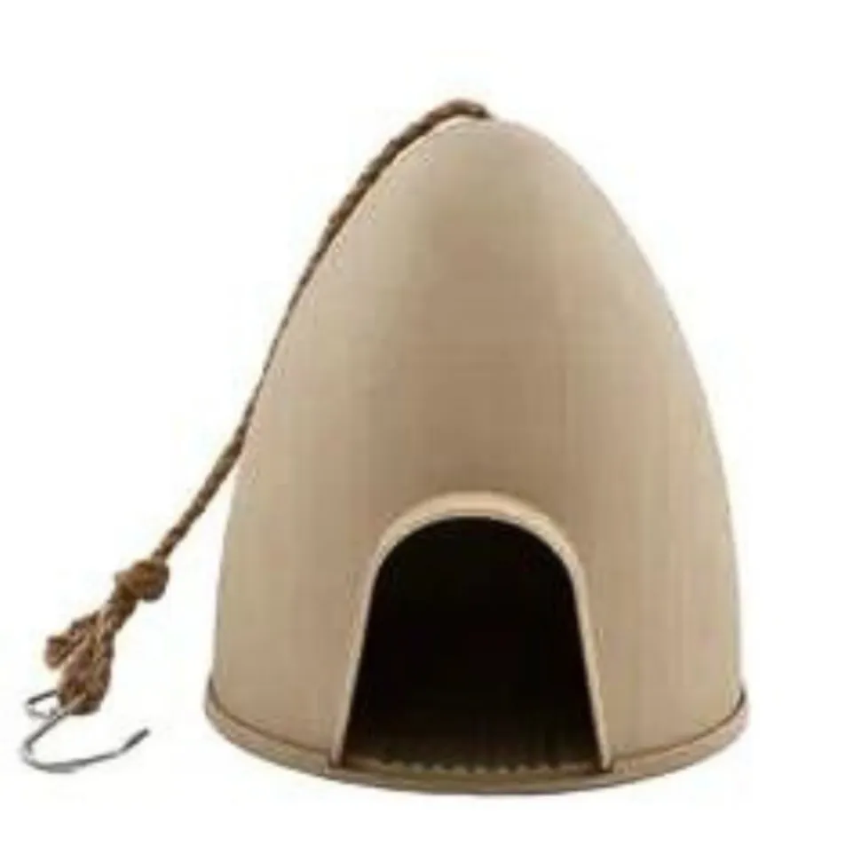Mangeoire pour oiseau sauvage beige