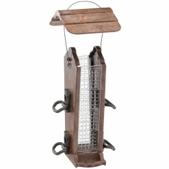 Mangeoire à silos pour oiseaux sauvages jok 21, mangeoire extérieure, adaptée à diverses graines