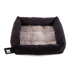MARTIN SELLIER - Corbeille Damier Doudouzen pour chien, coloris marron - T.30