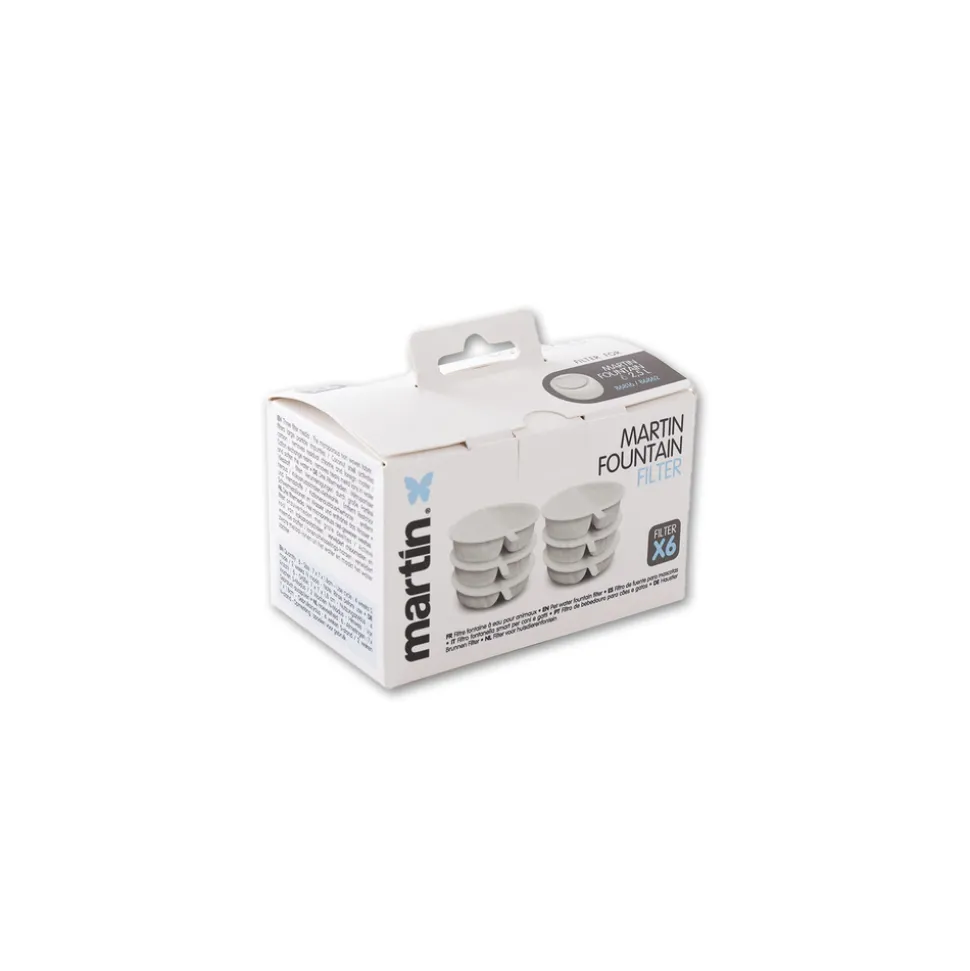 MARTIN SELLIER - Filtres à triple action, compatibles fontaine Martin - x6
