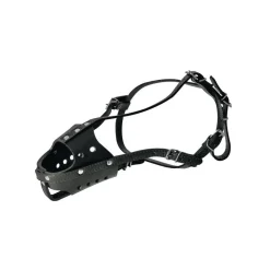 MARTIN SELLIER - Muselière cuir taille 4 noir