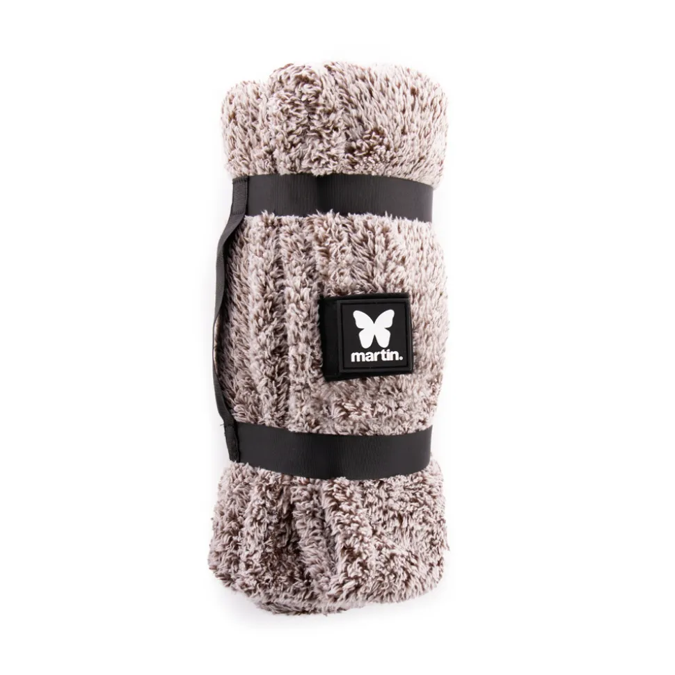MARTIN SELLIER - Plaid Doudouzen pour chien et chat, coloris noir marron - L.100xl.78cm