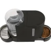 M PETS - Distributeur de croquettes et d'eau m.pets duplo 1,3kg/3l - 40x16.2x29.1 cm - noir