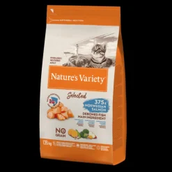 NATURE'S VARIETY - Croquette chat - selected sterilise - saumon norvegien - nature's variety 3 kg