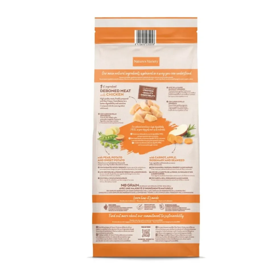 NATURE'S VARIETY - Croquette chien - selected medium maxi poulet - nature's variety 3 kg