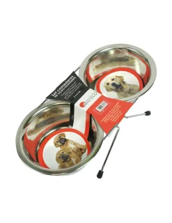 NAYECO - Set alimentateurs en acier inoxydable 2 x 0,75l nayeco
