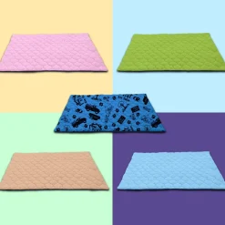 NEO SOLVO - Lot de 2 - tapis qui remplace la litière pour cochon d'inde et lapin - absorbant, imperméable, passe en machine 60 x 50 cm