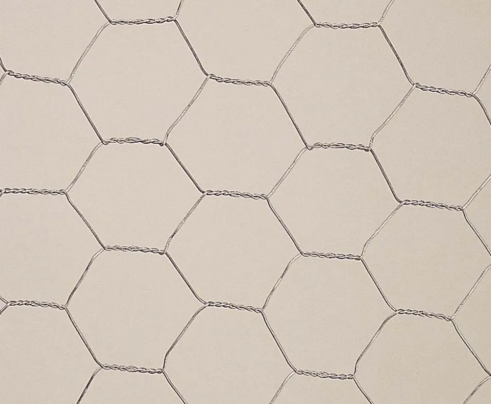 NORTENE - Grillage métallique triple torsion "galvanex 25" - 1 x 10 m/25 x 0,8 mm