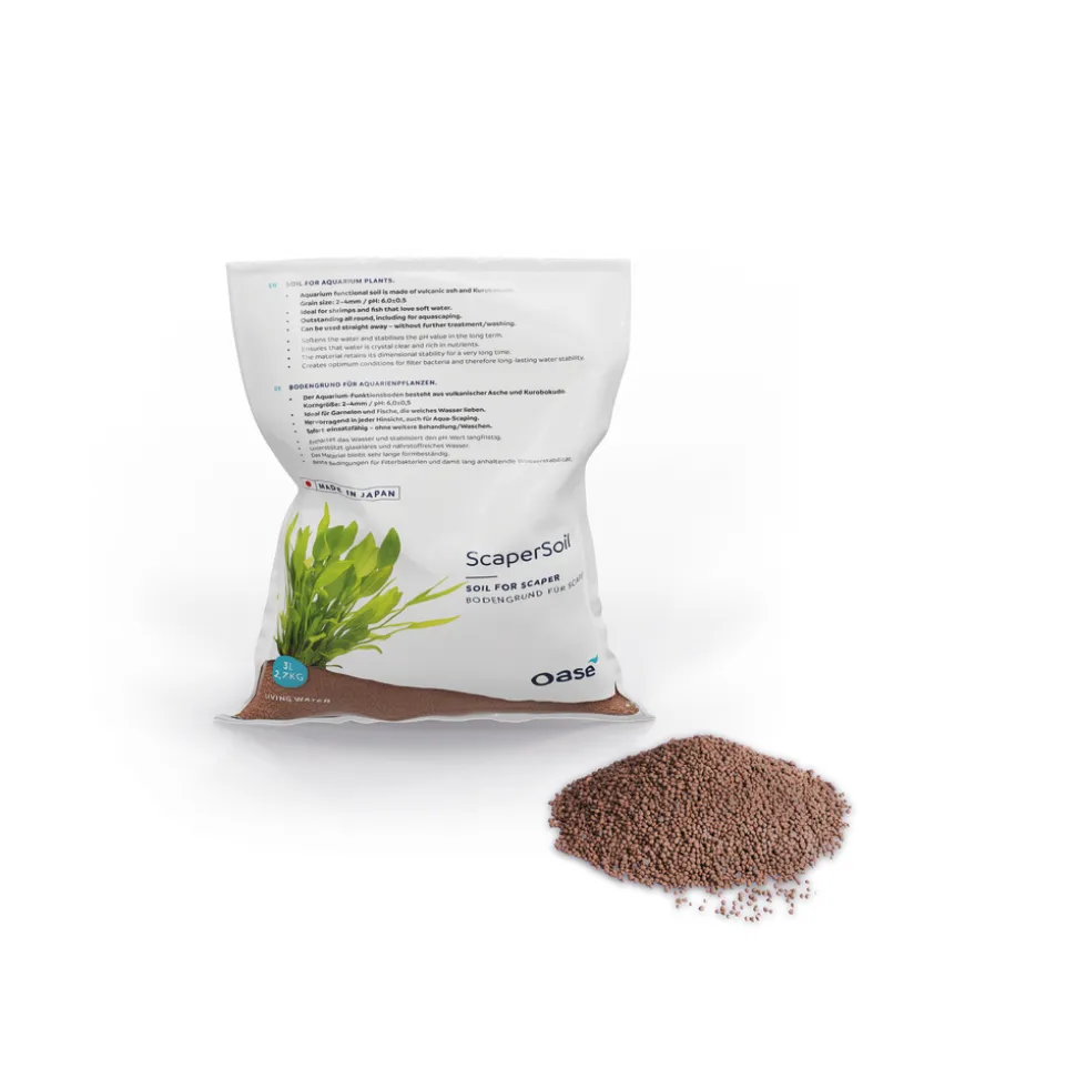 OASE - Substrat actif pour plantes d'aquarium, coloris marron - 3L