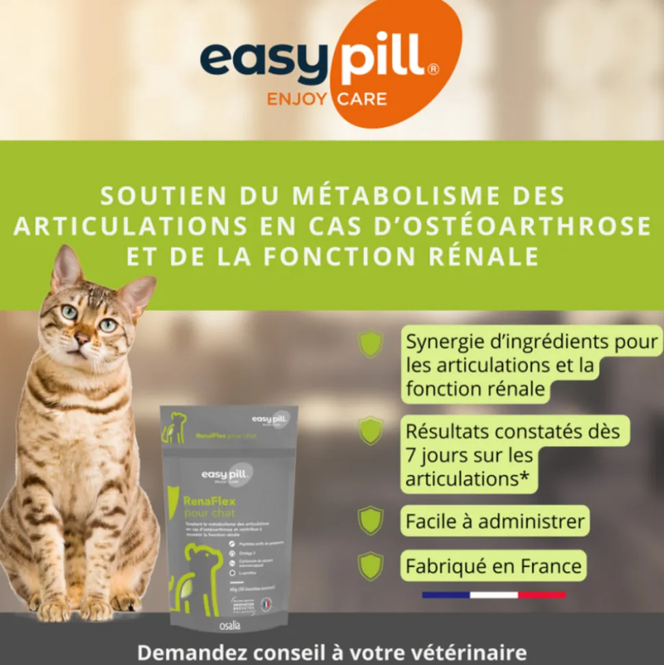 OSALIA - Easypill® renaflex chat - osalia 30 bouchées
