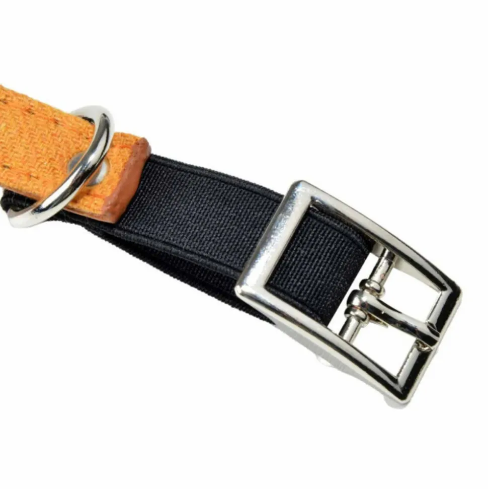 PARIS PRIX - Collier pour chat "anti etranglement" 27cm moutarde