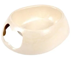 PARIS PRIX - Gamelle pour chien & chat "bambou" 16cm naturel