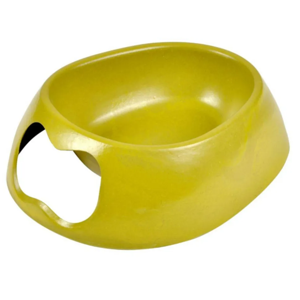 PARIS PRIX - Gamelle pour chien & chat "bambou" 22cm vert