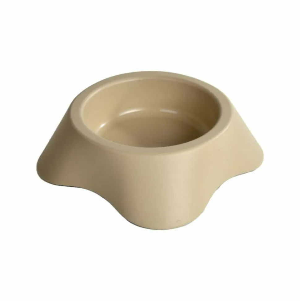 PARIS PRIX - Gamelle pour chien & chat "mocaccino" 500ml taupe
