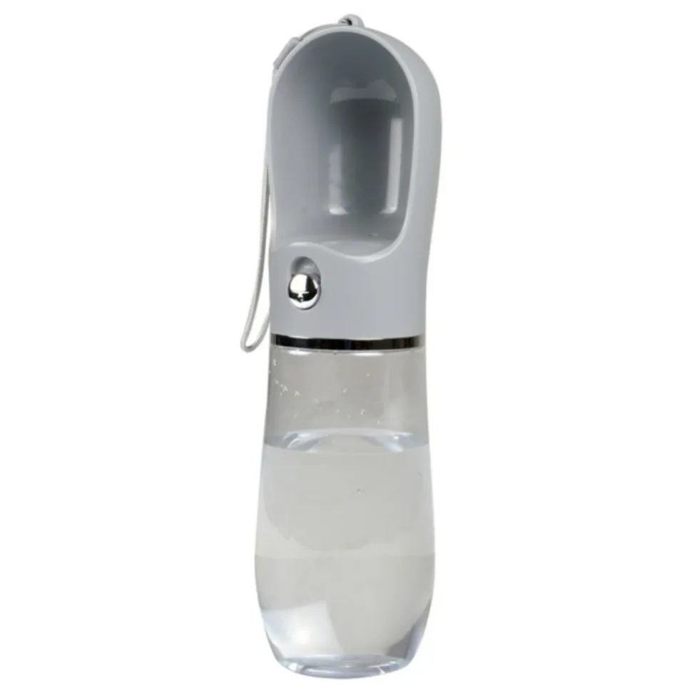 PARIS PRIX - Gourde pour chien "nomade" 500ml gris