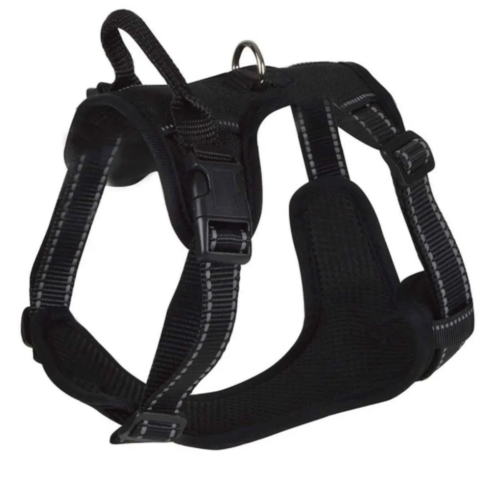 PARIS PRIX - Harnais anti-traction pour chien "sécurité" 100cm noir