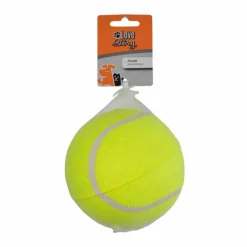 PARIS PRIX - Jouet pour chien "balle de tennis" 13cm jaune