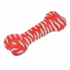 PARIS PRIX - Jouet pour chien "forme os" 18cm rouge